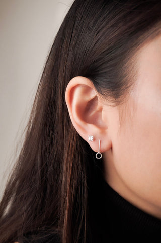 Key Shape Minimalist Earrings