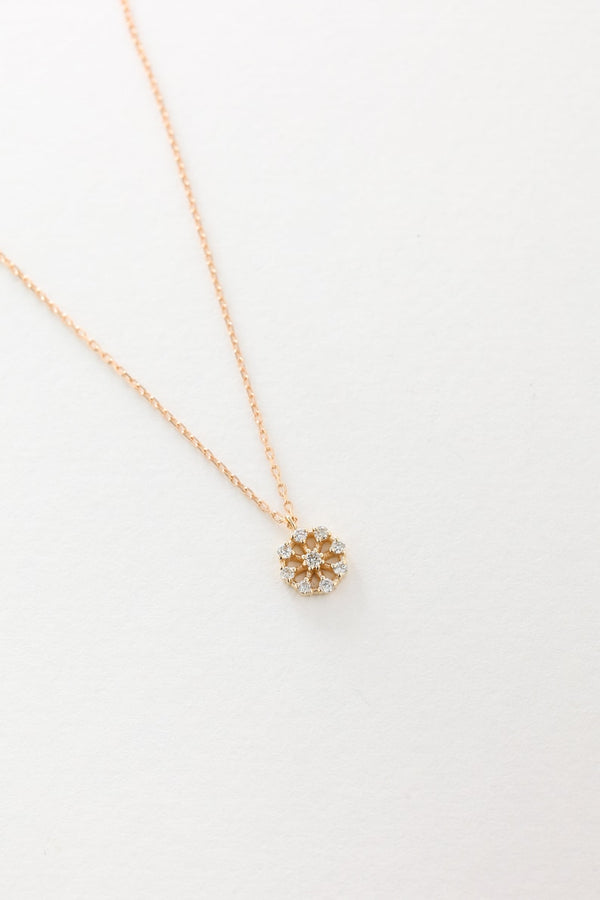 Minimalist Diamond Necklace By Crown Minimalist