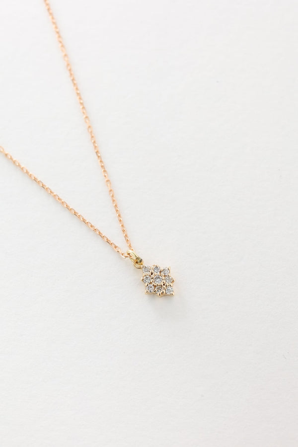 Raw Diamond Necklace Dainty Gold Necklace