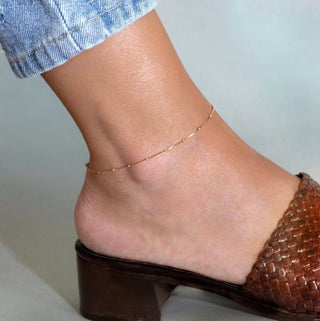 Anklet Bead Bracelet By Crown Minimalist
