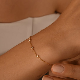 Minimalist Diamond Bracelet Diamond Bracelet for Women