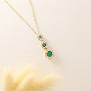 Gemstone Personalized Necklace By Crown Minimalist