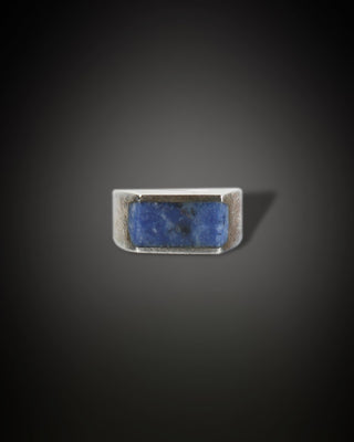 925 Sterling Silver Lapis Lazuli Gemstone Ring