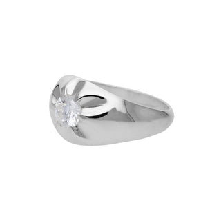 925 Silver Men's Diamond Ring