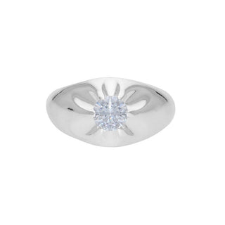 925 Silver Men's Diamond Ring