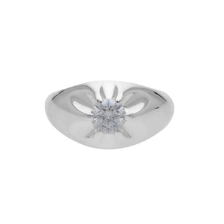 925 Silver Men's Diamond Ring