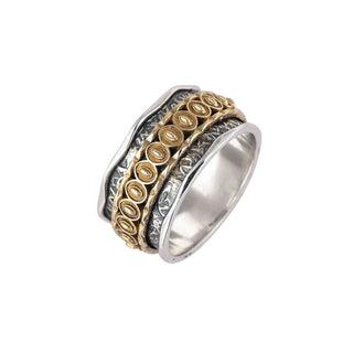 925 Staling Silver Revolving Spinner Band Ring