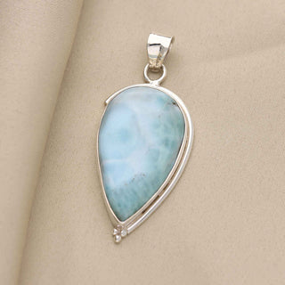 Blue Larimar Gemstone Pendant