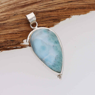 Blue Larimar Gemstone Pendant