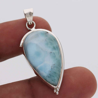 Blue Larimar Gemstone Pendant