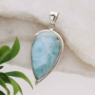 Blue Larimar Gemstone Pendant