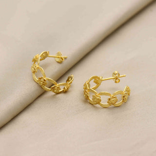 18 Kt Gold Plated Earring Best For Women's and Girls