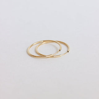 Hoop Earring, Minimalist Earring, 925 Silver Earring With 18 kt Gold Plated