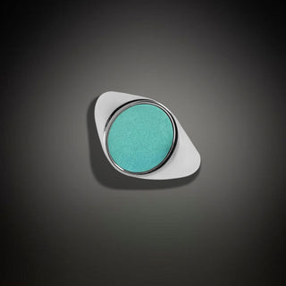 925 Sterling Silver Turquoise Gemstone Men's Ring