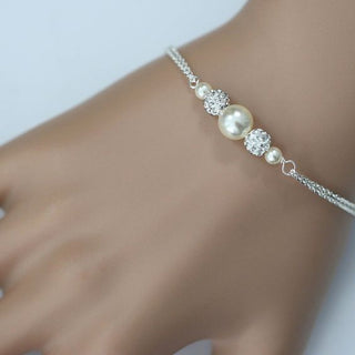 925 Sterling Silver Diamond And Pearl Rakhi