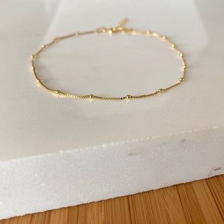 Anklet Bead Bracelet By Crown Minimalist