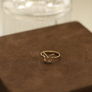 Butterfly Shape Ring Minimalist Ring Simple Beautiful Ring with Elegant Design