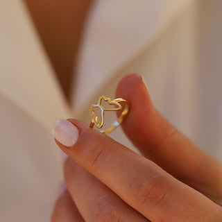 Butterfly Shape Ring Minimalist Ring Simple Beautiful Ring with Elegant Design