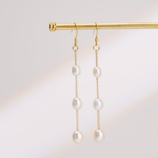 Minimalist Pearl Drop Earrings Party Wear Earrings For Girls and Women