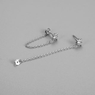 Minimalist dainty dangle Earrings Sterling Silver Fashion Earrings