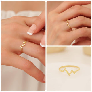 Dainty Heart Rhythm Ring