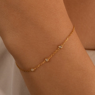 Minimalist Diamond Bracelet Diamond Bracelet for Women