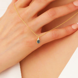 London Blue Topaz Necklace