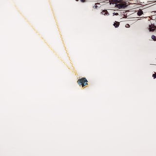 London Blue Topaz Necklace