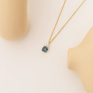 London Blue Topaz Necklace