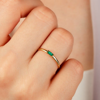 Minimalist Wedding Ring Emerald Wedding Ring Engagement Ring By Crown Minimalist.