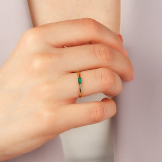 Minimalist Wedding Ring Emerald Wedding Ring Engagement Ring By Crown Minimalist.