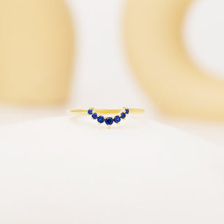 Minimalist Sapphire Stacking Ring