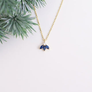 Kyanite Dainty Minimalist Necklace By Crown Minimalist