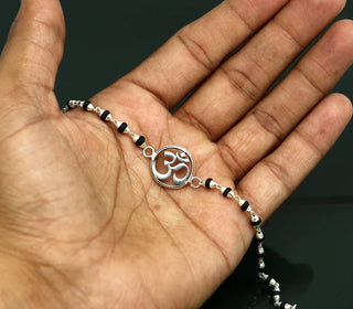 925 Sterling Silver Om Rakhi