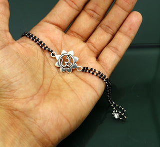 925 Sterling Silver Om Rakhi For Your Brother