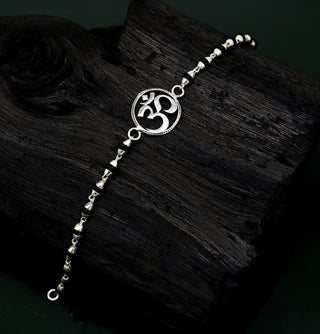 925 Sterling Silver Om Rakhi